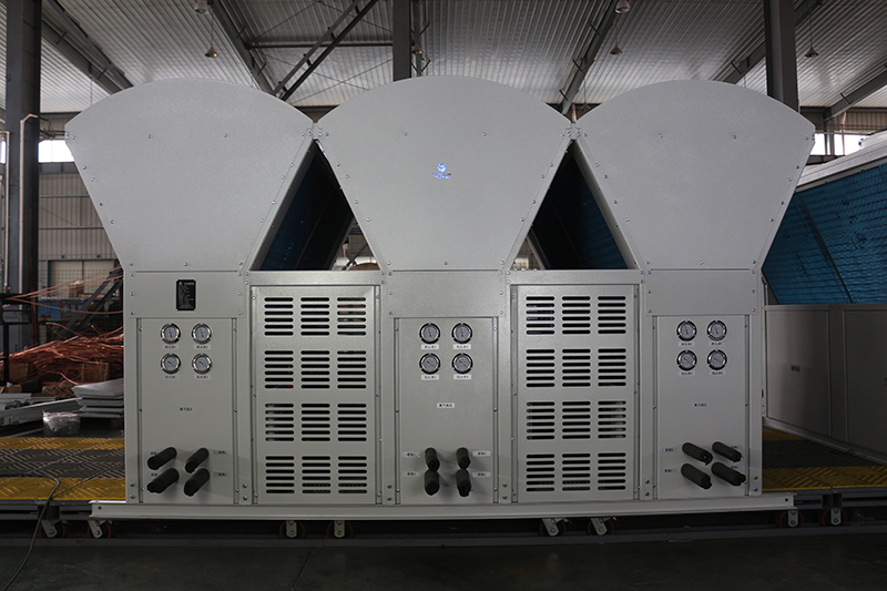 風冷模塊機組如何實現自動除霜？